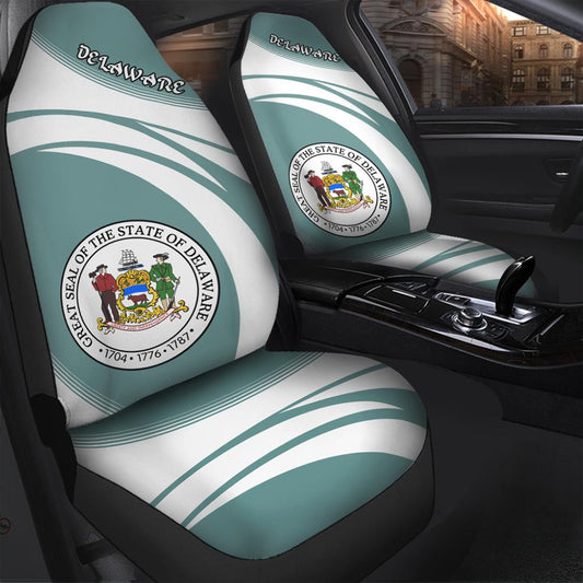 Delaware Coat Of Arms Car Seat Cover Cricket W