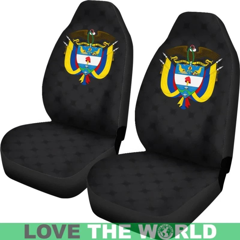 Colombia Coat Of Arms Car Seat Cover