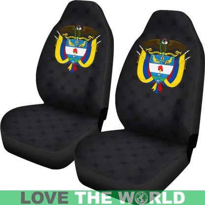 Colombia Coat Of Arms Car Seat Cover