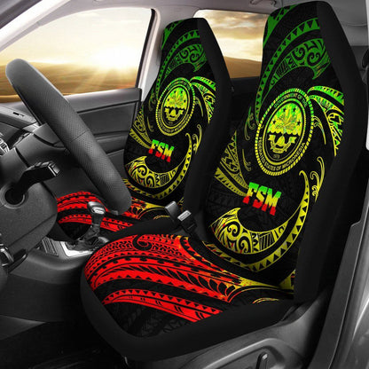 Maori 2021 Car Seat Covers Purple Aotearoa Tattoo
