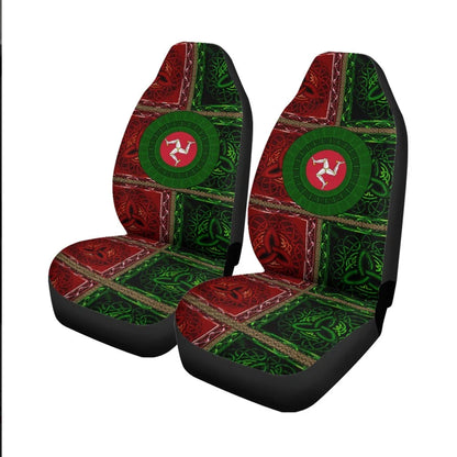 Celticone Car Seat Cover Isle Of Man Circle Celtic