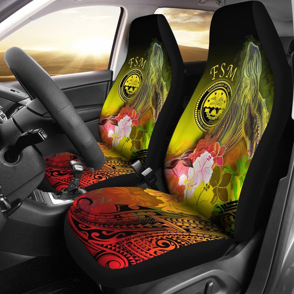 Maori 2021 Car Seat Covers Purple Aotearoa Tattoo