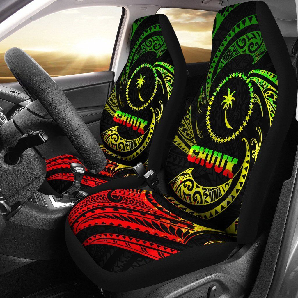 Maori 2021 Car Seat Covers Purple Aotearoa Tattoo