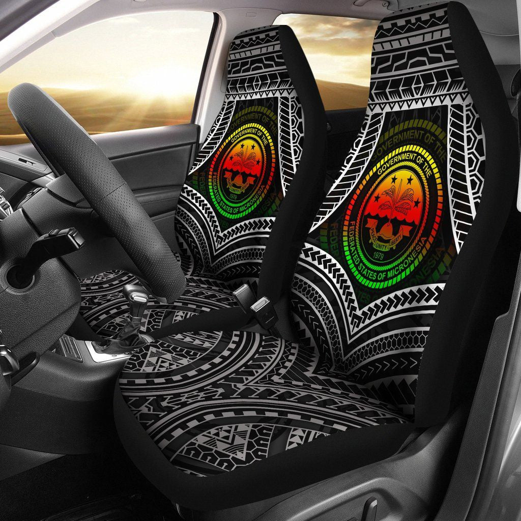Maori 2021 Car Seat Covers Purple Aotearoa Tattoo