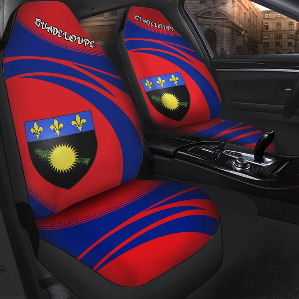 Guadeloupe Coat Of Arms Car Seat Cover Cricket W