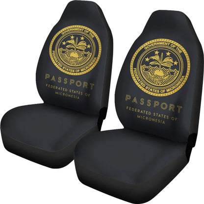Federated States Of Micronesia Passport Car Seat Cover