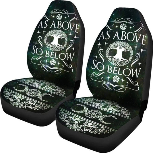 Celtic Wicca Car Seat Cover Pagan Tree Of Life Car Seat Covers