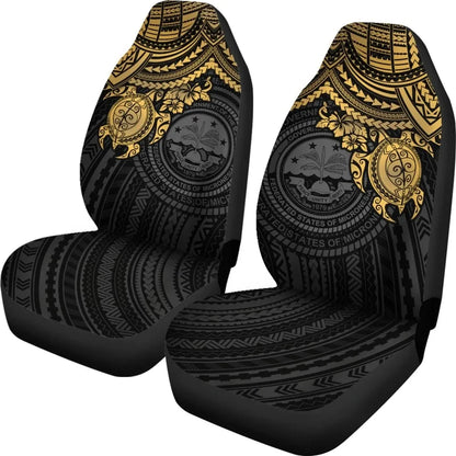 Federated States Of Micronesia Car Seat Covers Golden Turtle
