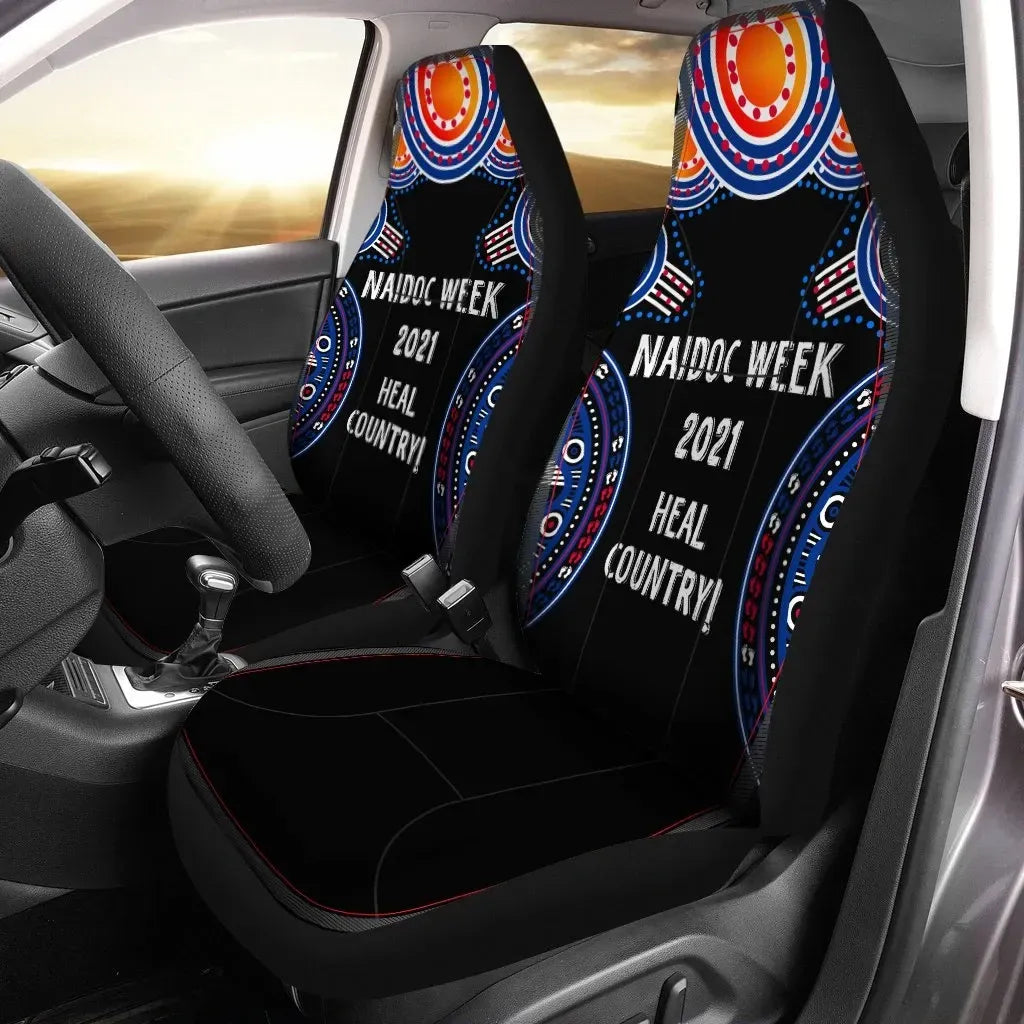 Maori 2021 Car Seat Covers Purple Aotearoa Tattoo