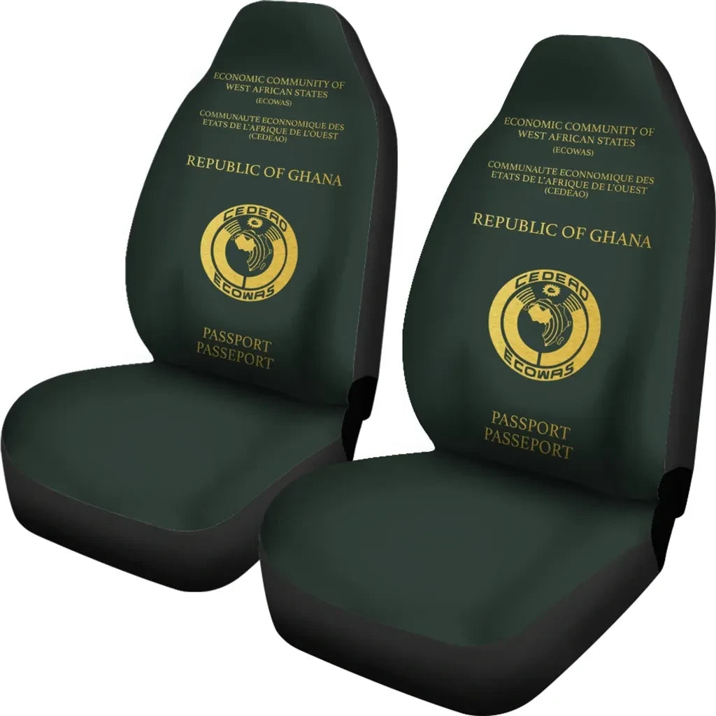 Ghana Passport Car Seat Covers