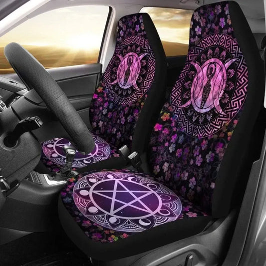 Maori 2021 Car Seat Covers Purple Aotearoa Tattoo