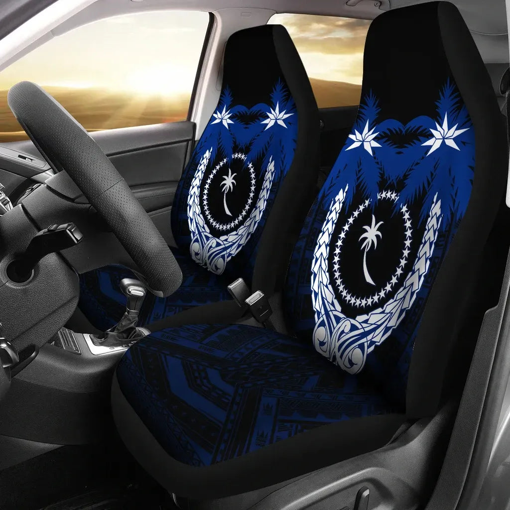 Chuuk Micronesian Coconut Car Seat Covers