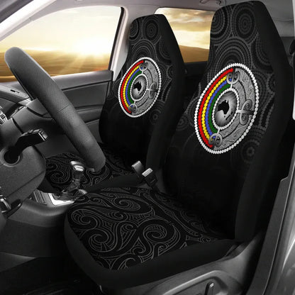 Maori 2021 Car Seat Covers Purple Aotearoa Tattoo