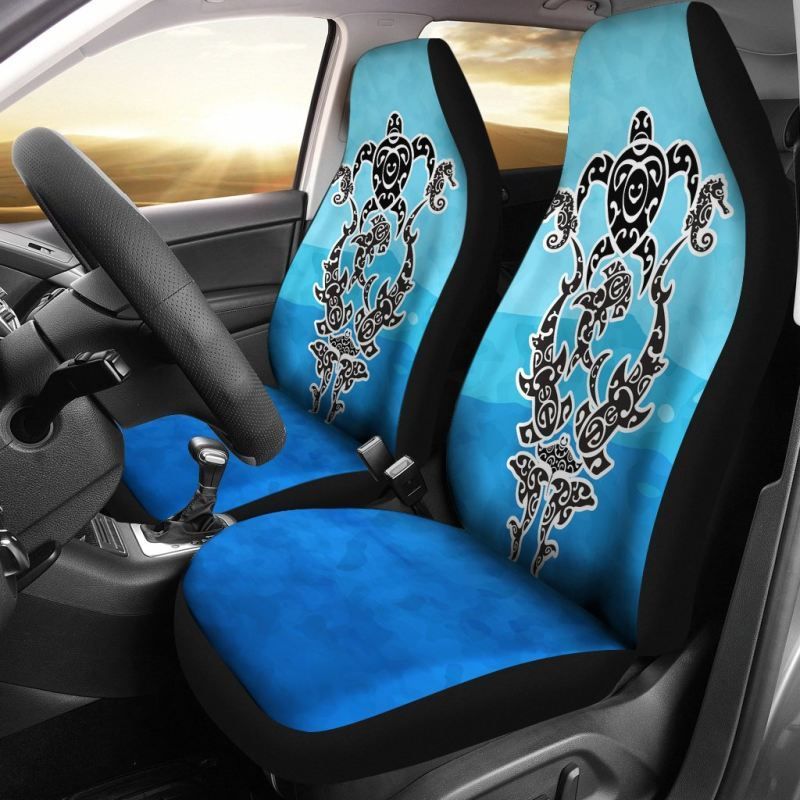 Maori 2021 Car Seat Covers Purple Aotearoa Tattoo