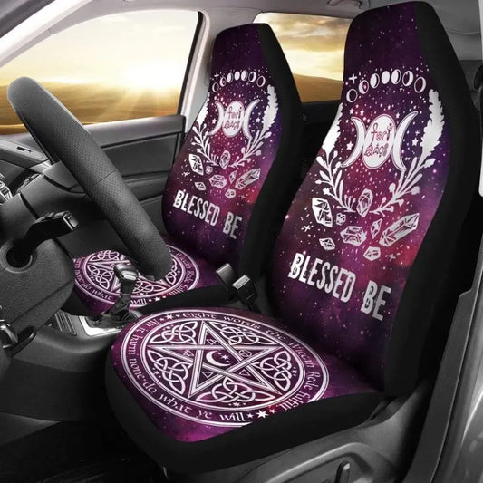 Maori 2021 Car Seat Covers Purple Aotearoa Tattoo