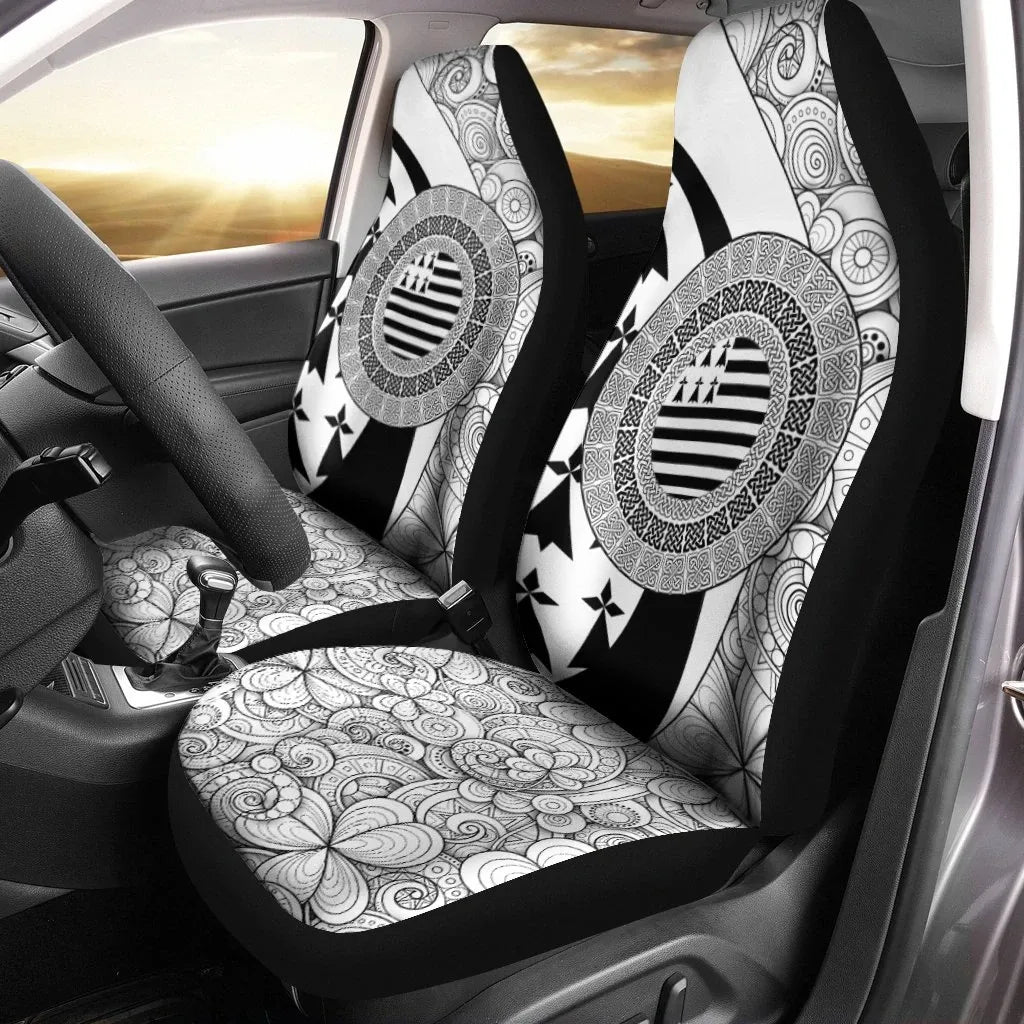 Maori 2021 Car Seat Covers Purple Aotearoa Tattoo