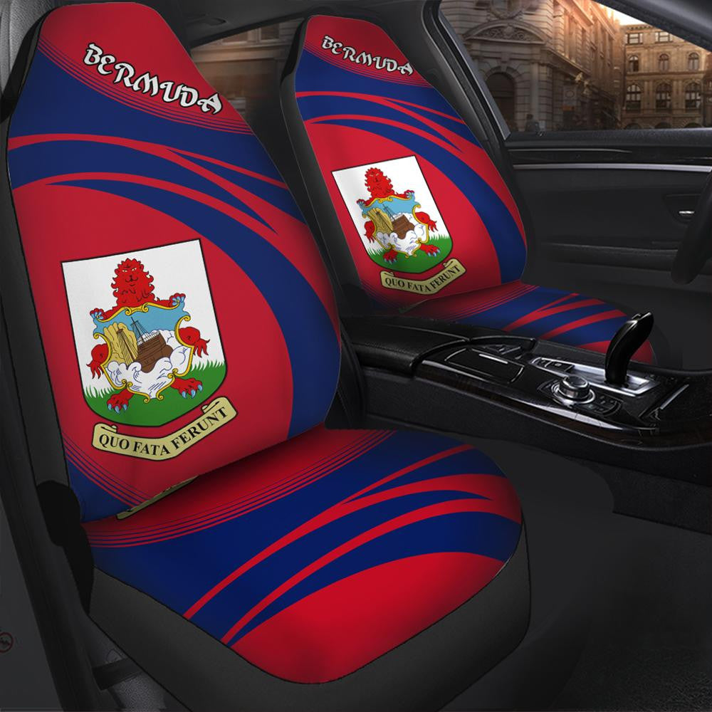 Bermuda Coat Of Arms Car Seat Cover Cricket W