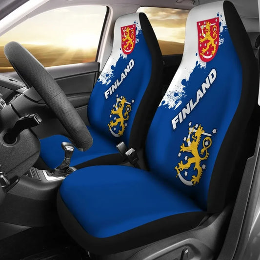 Finland Car Seat Covers Smudge Version