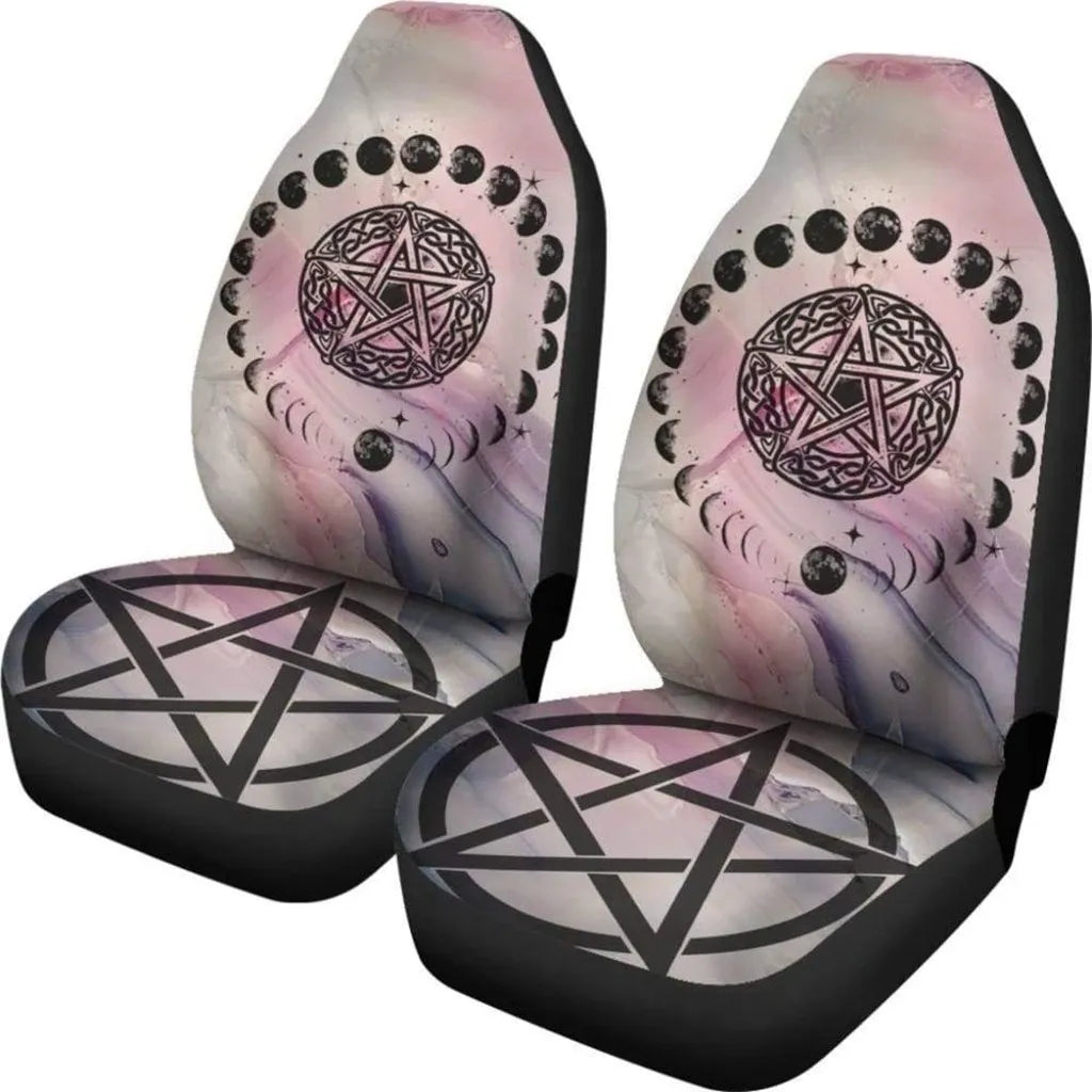 Celtic Wicca Car Seat Cover Wicca Spirit Symbol