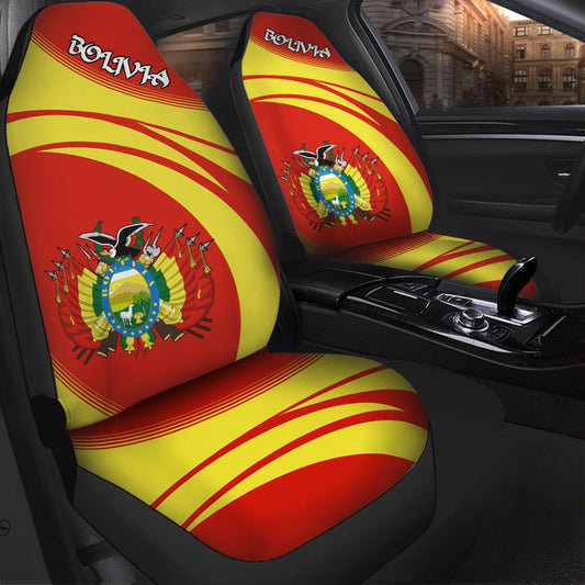 Bolivia Coat Of Arms Car Seat Cover Cricket W