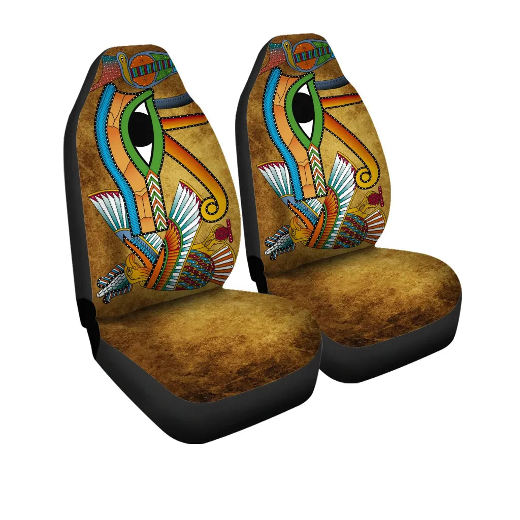 African Car Seat Covers Egyptian Hieroglyphics And Gods Self Knowledge