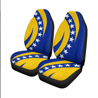 Bosnia And Herzegovina Car Seat Covers Half Cirlce