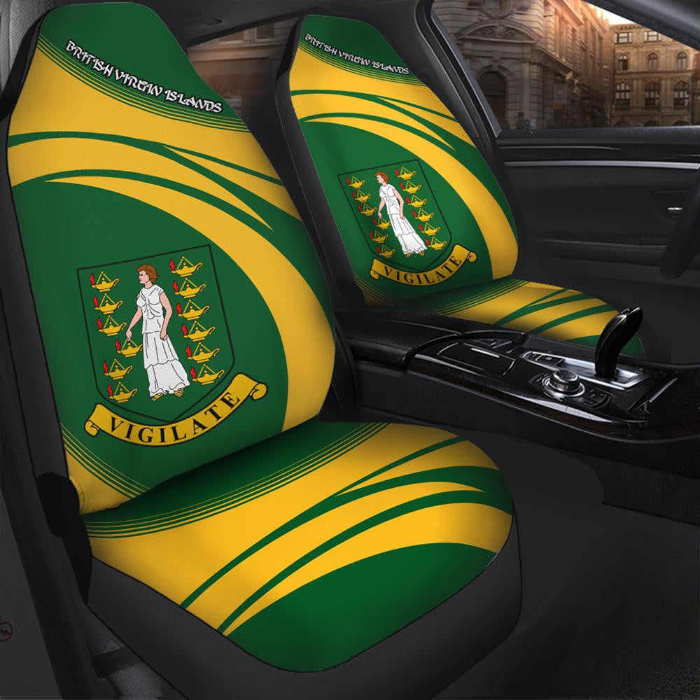 British Virgin Islands Coat Of Arms Car Seat Cover Cricket W