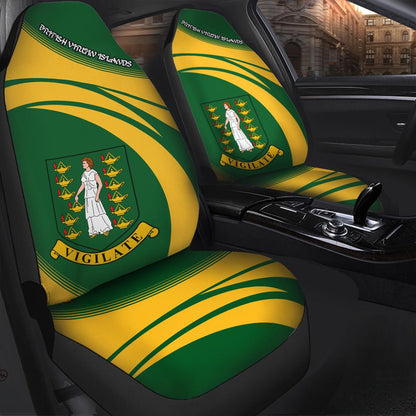 British Virgin Islands Coat Of Arms Car Seat Cover Cricket W