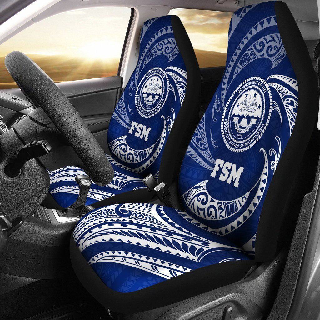 Maori 2021 Car Seat Covers Purple Aotearoa Tattoo