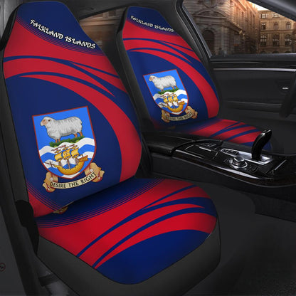 Falkland Islands Coat Of Arms Car Seat Cover Cricket W