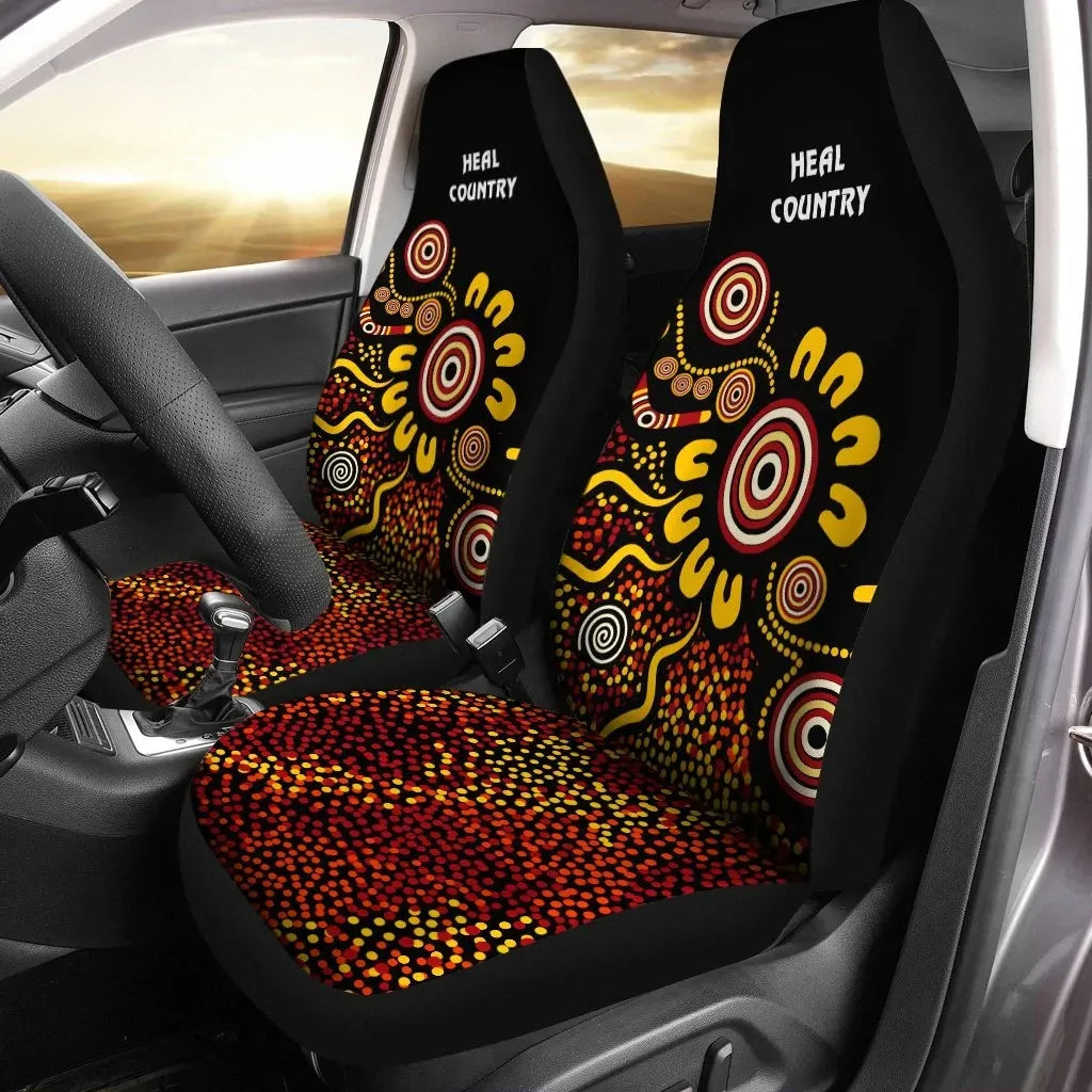 Maori 2021 Car Seat Covers Purple Aotearoa Tattoo