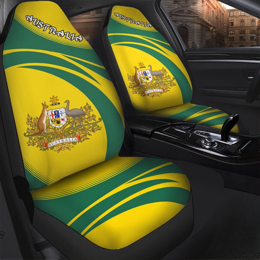 Australia Coat Of Arms Car Seat Cover Cricket W