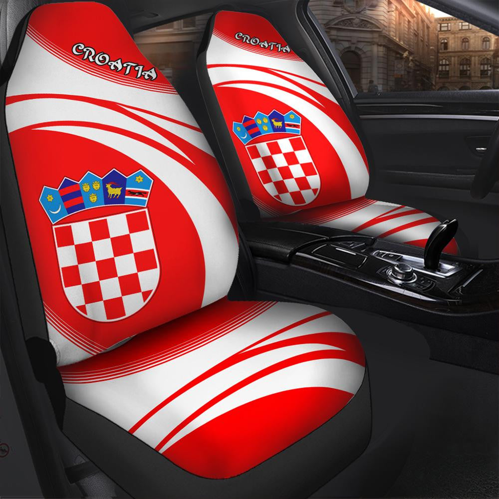 Croatia Coat Of Arms Car Seat Cover Cricket