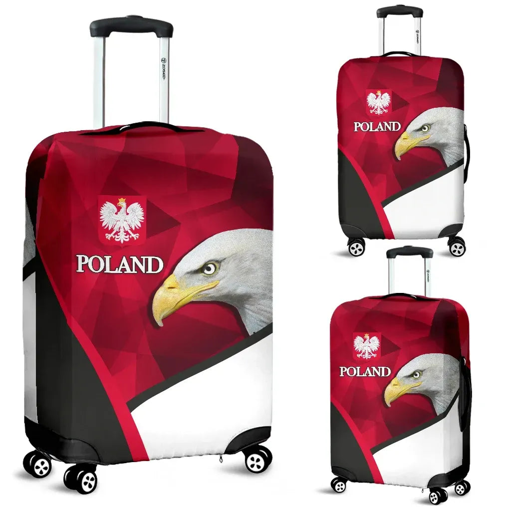 Poland Luggage Covers White Eagle Version