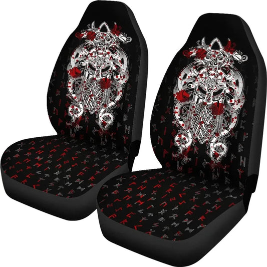 Fenrir & Tyr Tattoo Blood Car Seat Covers