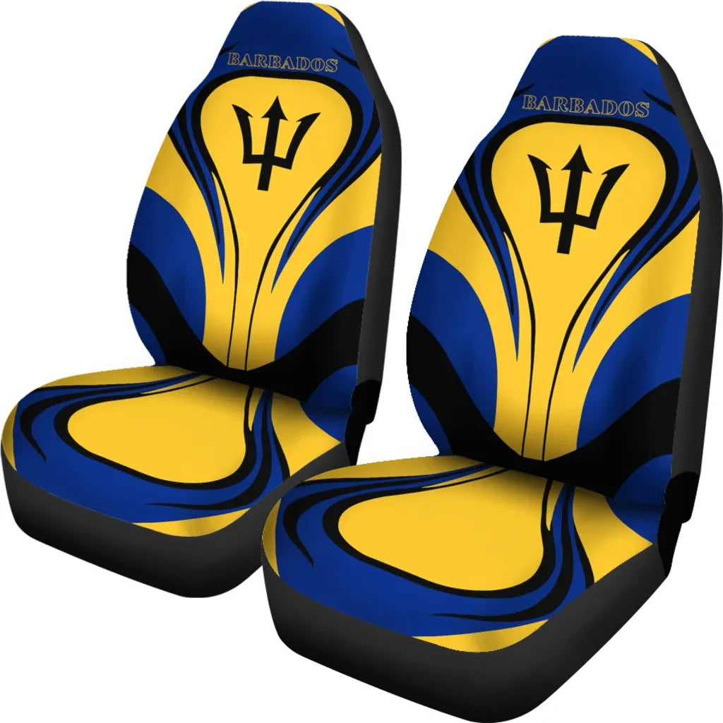 Barbados Flag Car Seat Covers Cannon Style Bn101