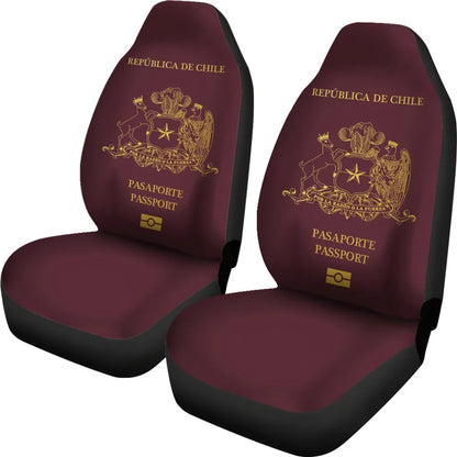 Chile Passport Car Seat Cover