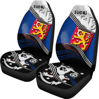 Finland Car Seat Covers Fall In The Wave