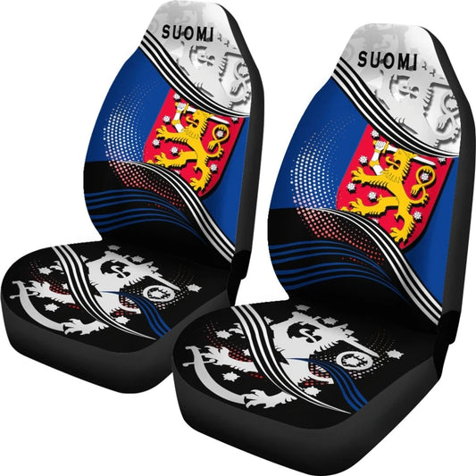 Finland Car Seat Covers Fall In The Wave
