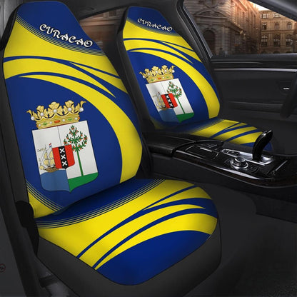Curacao Coat Of Arms Car Seat Cover Cricket