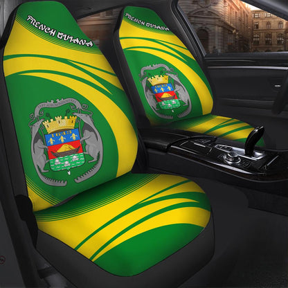 French Guiana Coat Of Arms Car Seat Cover Cricket W