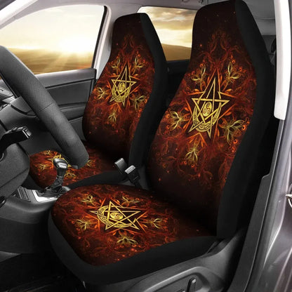 Maori 2021 Car Seat Covers Purple Aotearoa Tattoo