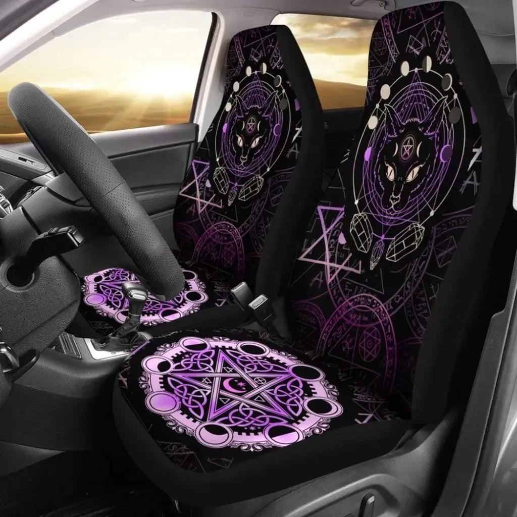Maori 2021 Car Seat Covers Purple Aotearoa Tattoo