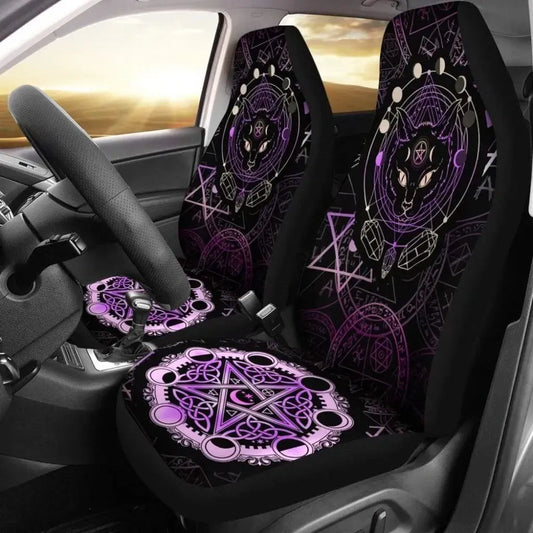 Maori 2021 Car Seat Covers Purple Aotearoa Tattoo