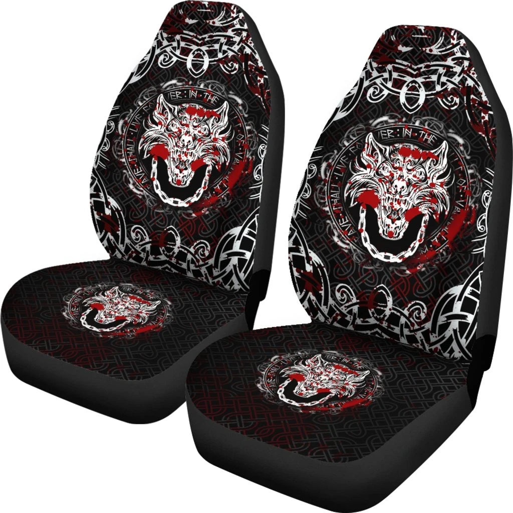 Car Seat Covers Fenrir Viking Blood 3D