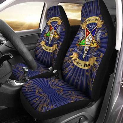 African The Order Of The Eastern Star Car Seat Cover Oes 1850