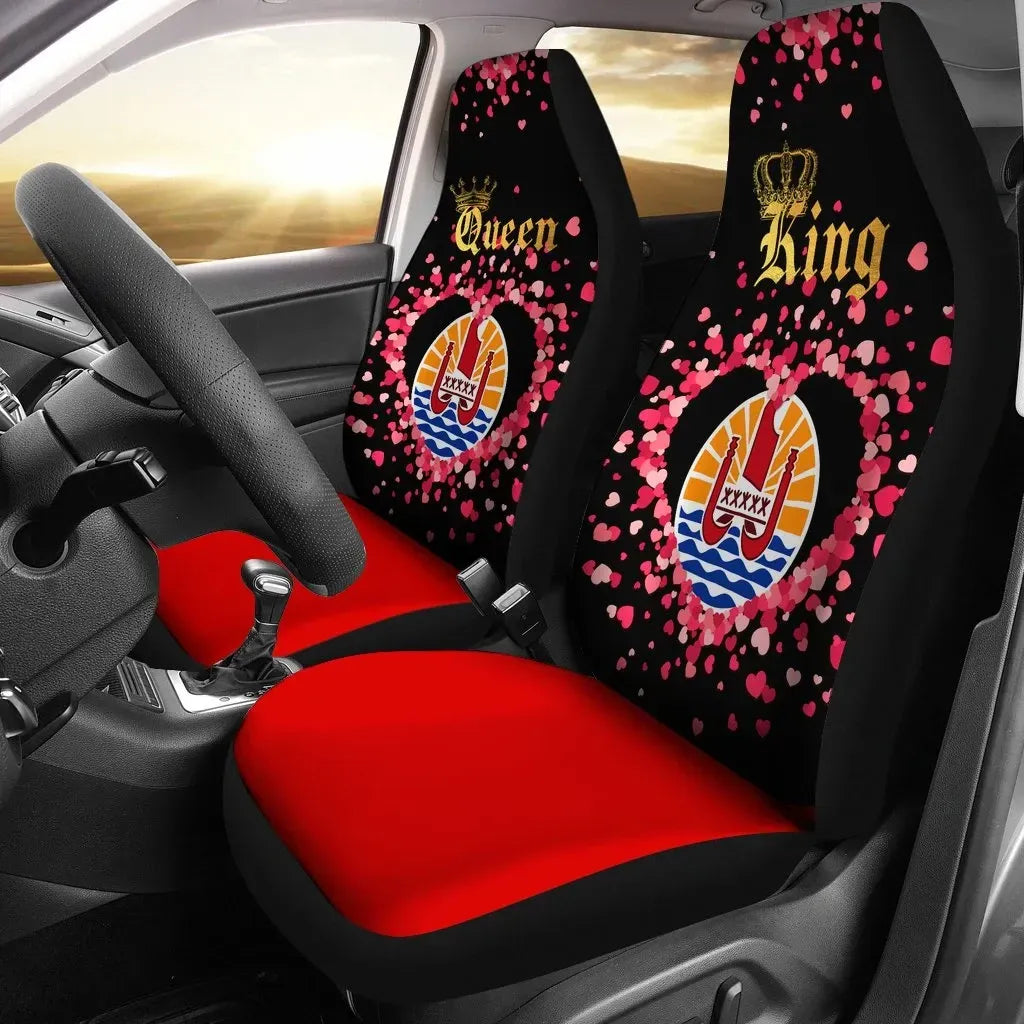 Maori 2021 Car Seat Covers Purple Aotearoa Tattoo