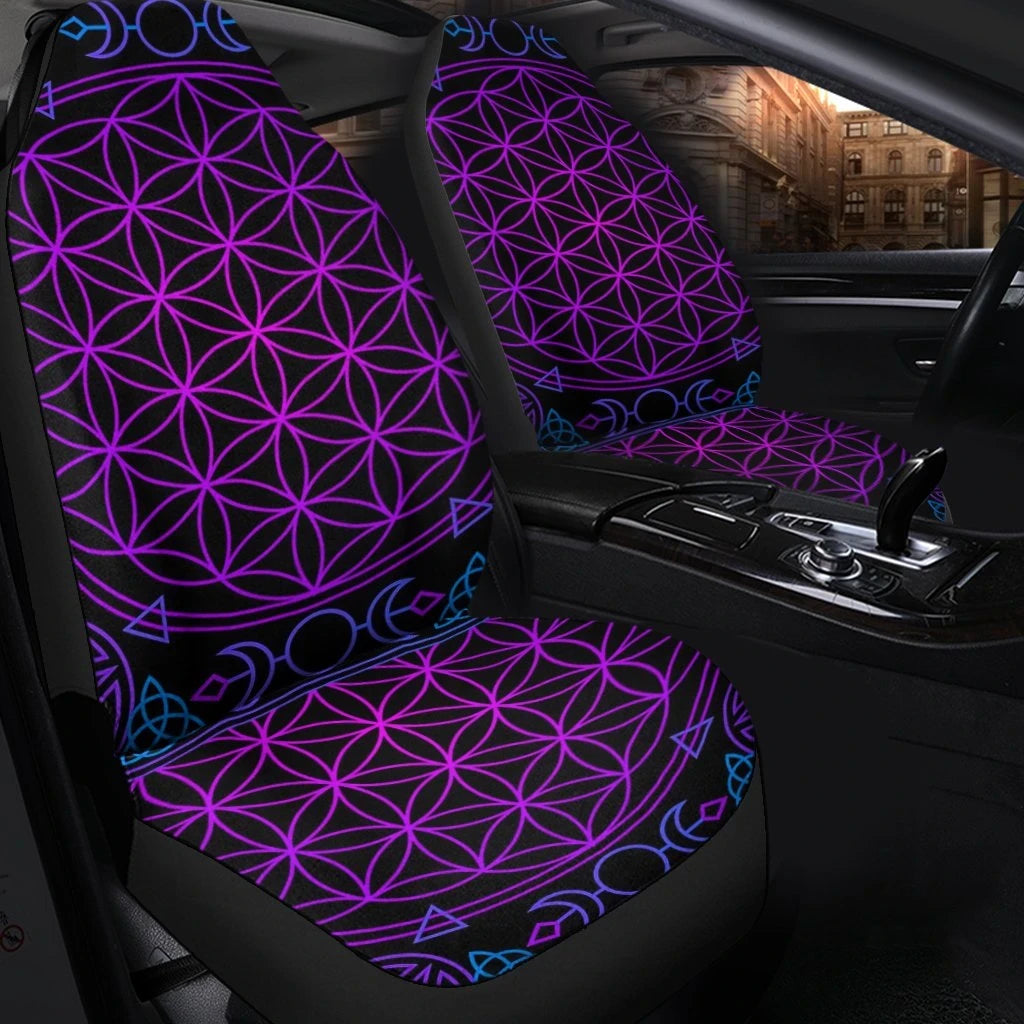 Celtic Car Seat Covers Flower Of Life
