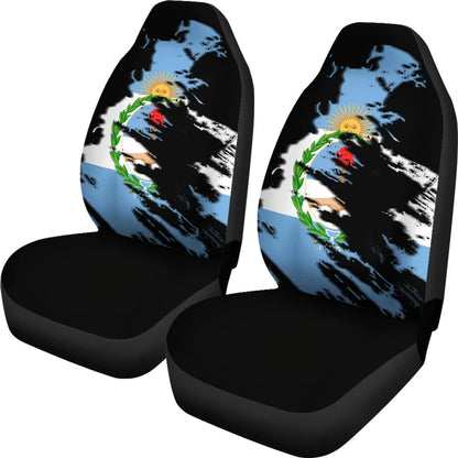 Argentina Flag Painting Car Seat Cover Th4