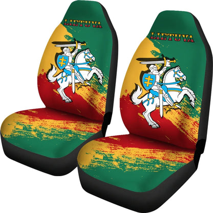 Lietuva Lithuania Special Car Seat Covers Set Of Two